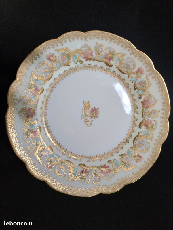 6 assiettes à dessert Haviland (image 1)