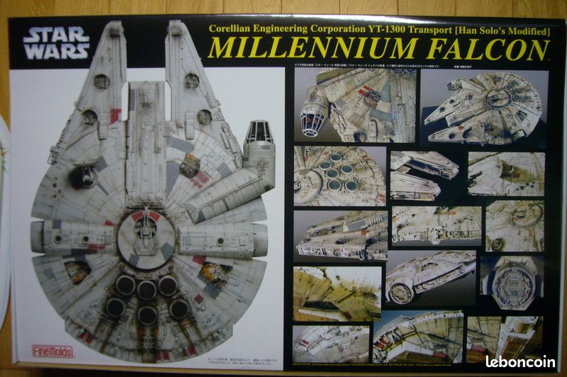 Maquette FineMolds 1/72 Faucon Millénium – Vaisseau Star Wars (occasion)