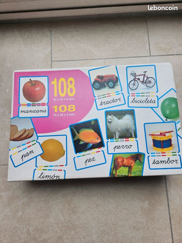 Jeu d'association 108 Noms/Images en Français (image 1)