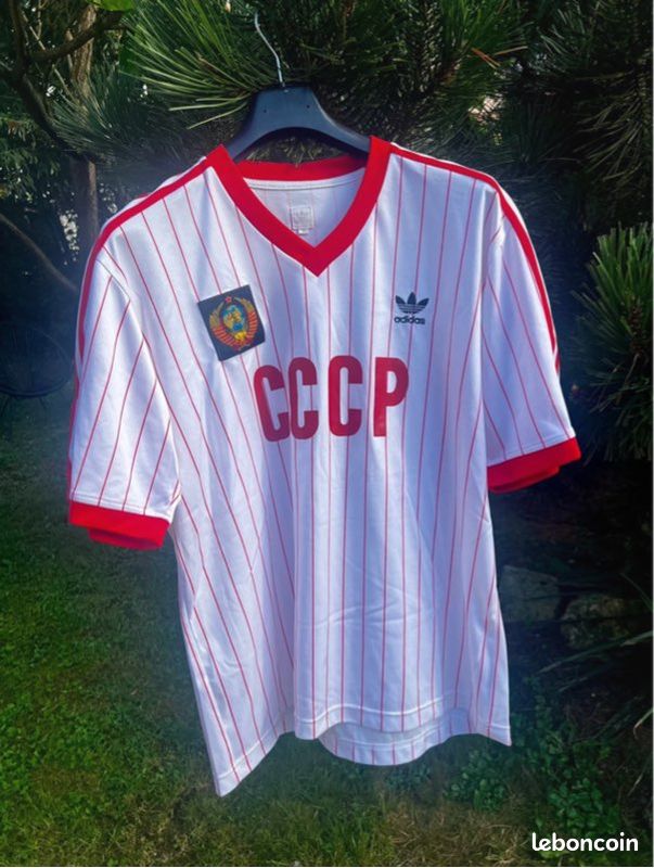 Maillot Vintage URSS Russie Vs Italie Années 90 - Marque Volga, Taille S - Occasion Excellent état