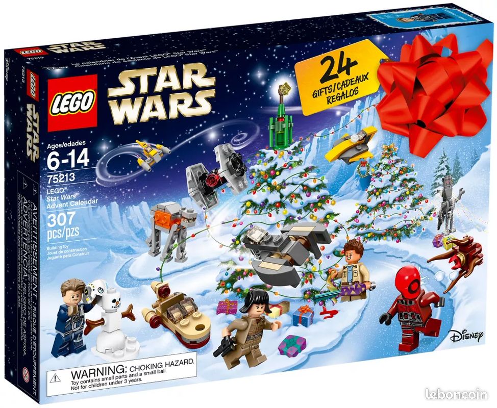 LEGO Star Wars 75213 : calendrier de l'avent Lego Star Wars 2018 (Star Wars Advent Calendar 2018) (image 1)