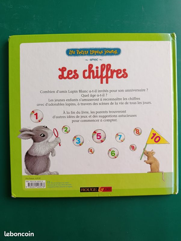 Les petits lapins jouent avec les chiffres (image 2)