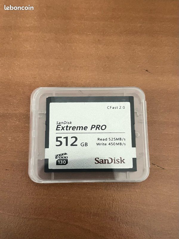Sandisk carte CFAST 512Go (image 1)