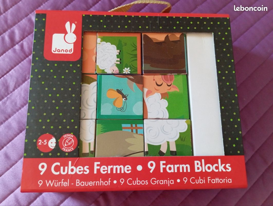 Cubes ferme pour enfant 2/5ans (image 1)