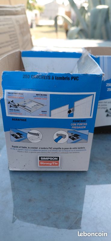 Lot de 2 boites Clips lambris pvc (image 2)