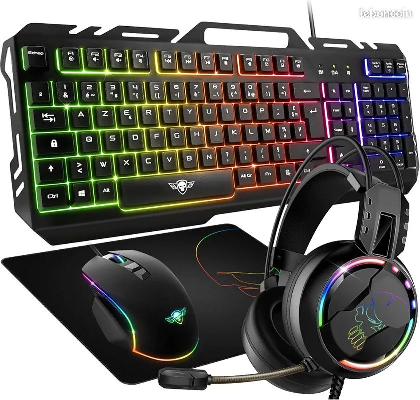 Pack Gaming 4 en 1 Pro-mkh5 Spirit of gamer NEUF (image 2)