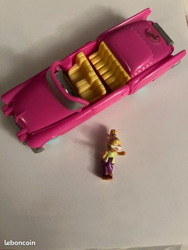 Polly Pocket Voiture décapotable BlueBird vintage (image 2)