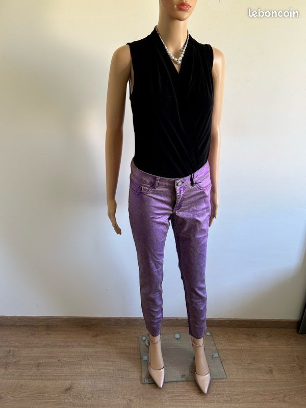 Pantalon Laura Scott Millennium Crop - Grande Taille 1X 2X 3X - Neuf