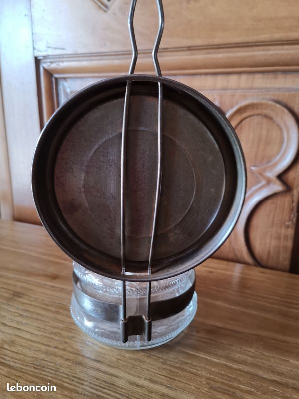 Lampe à huile avec miroir réflecteur (image 3)
