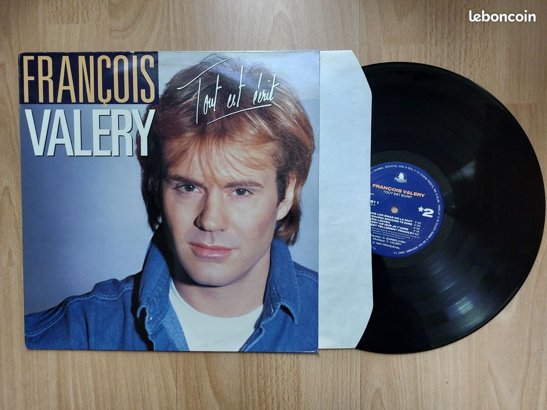 Francois Valery Tout est écrit Vinyle 33T (image 2)