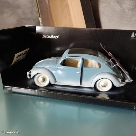 Volkswagen Coccinelle ADAC Strassenwacht SOLIDO 1/18 – Jaune, Métal (occasion Sans Boîte)