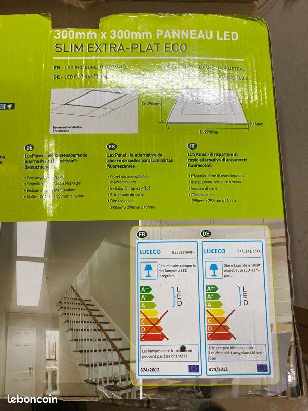 Panneau led slim 300x300 (image 4)