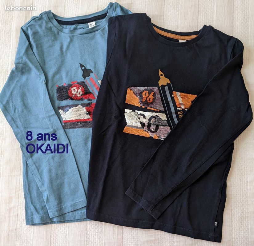 2 Tshirt manches longues (image 1)