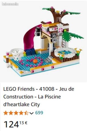 LEGO Friends 41008 Jeu de Construction La Piscine d