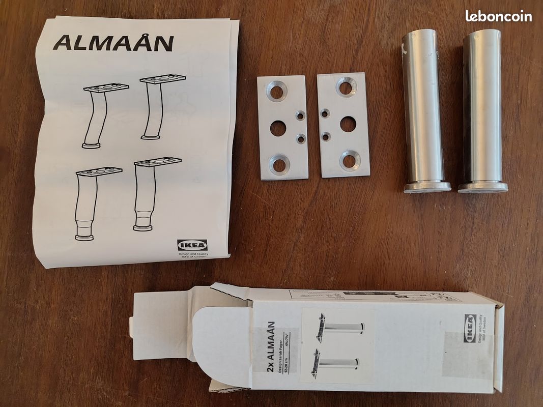 2 pieds meuble IKEA ALMAÅN (image 1)