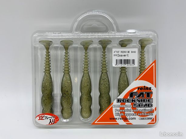 Leurre souple reins fat rockvibe shad 8 - 20cm - par 2