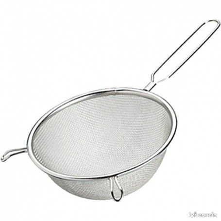 Passoire Filtre En Acier Inoxydable – Idéale Pour Fritures, Huile, Lait, Légumes, Pâtes (long Manche Anti-brûlure)