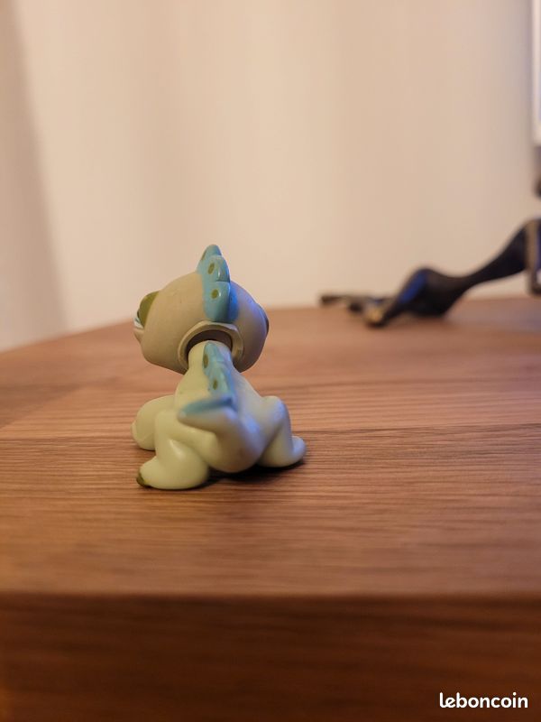 Littlest PetShop Iguane Vert Yeux Trefles N°499 Pet Shop (image 3)