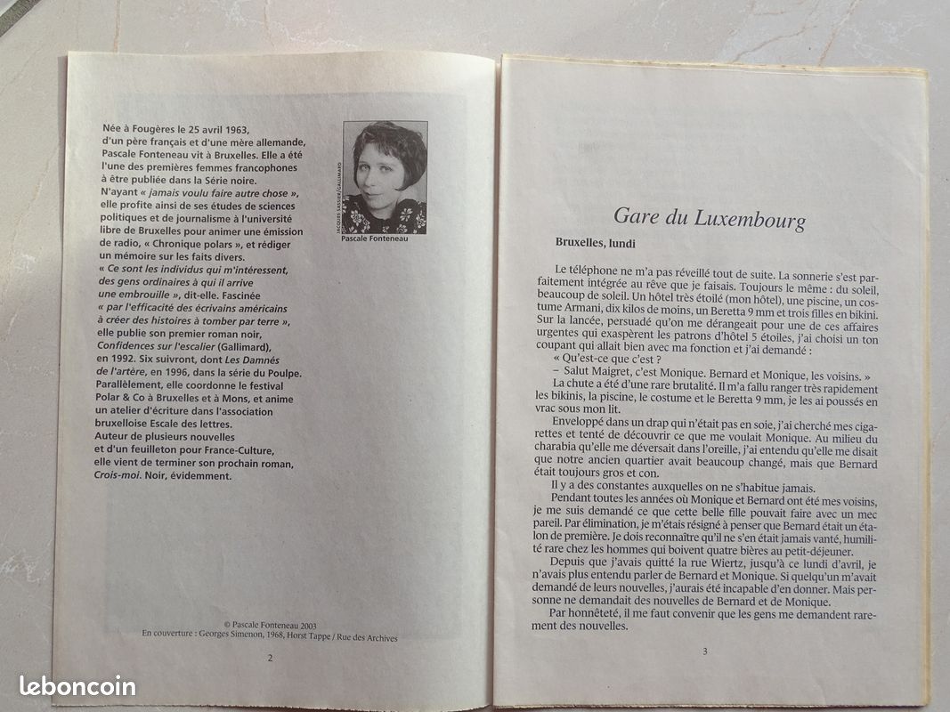 Lot de nouvelles '' série noire - Le Monde'' (image 6)