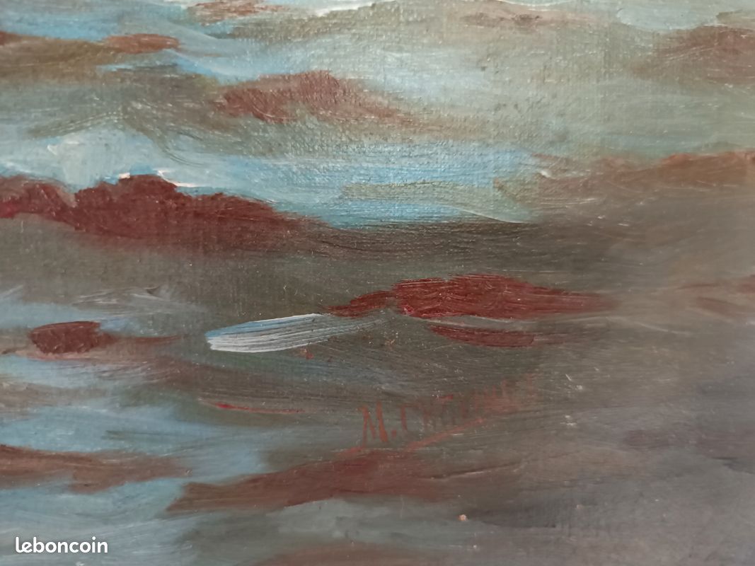 Peinture a l'huile plus de 100ans (image 3)