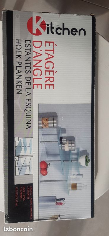 Etagère d'angle à poser sur plan de travail (image 2)