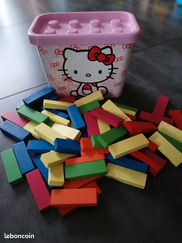 Blocs bois type Kappla Hello Kitty (image 2)