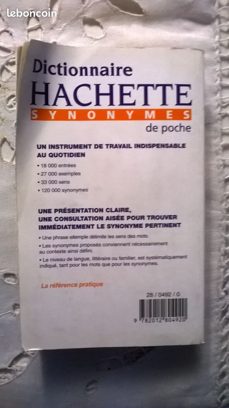Dictionnaire des synonymes Hachette (image 3)