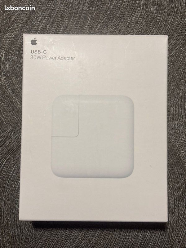 30W power Adapter USB-C neuve jamais utilisé (image 1)