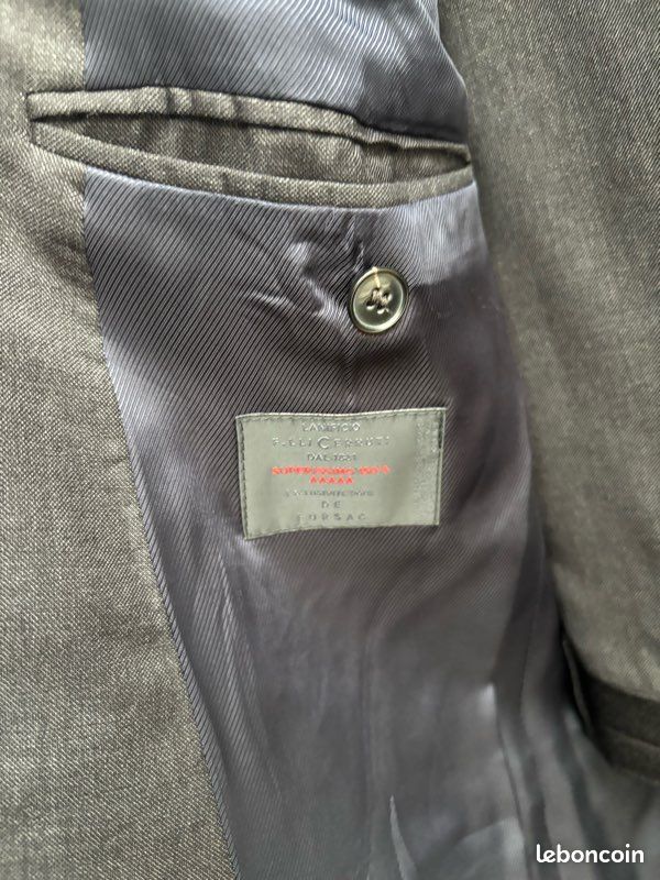 Costume De Fursac gris anthracite T48 (image 2)