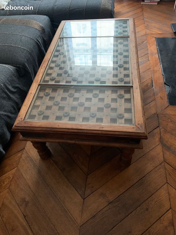 Superbe table basse ferronnerie & sculpture (image 5)