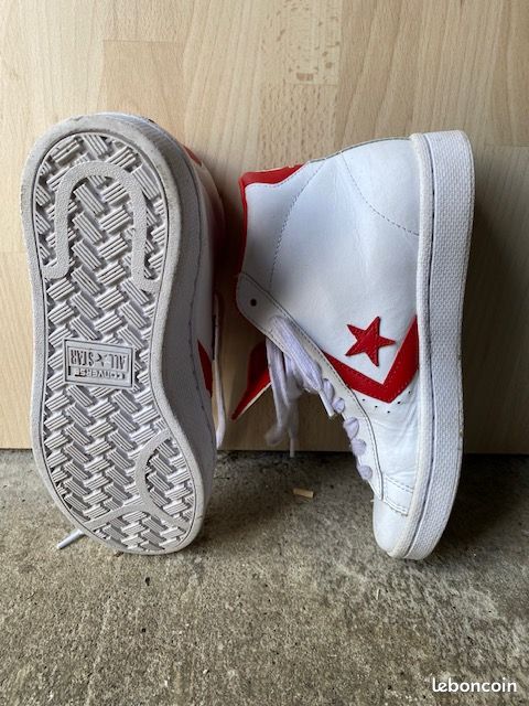 Converse en cuir pour enfant 37 (image 2)