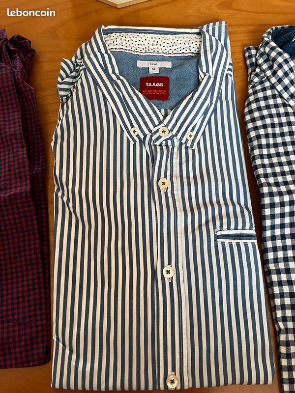 Lot de trois chemises homme Esprit, Celio et Jules (image 4)