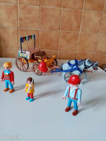 Playmobil 4186 Famille et calèche - Playmobil - Achat & prix