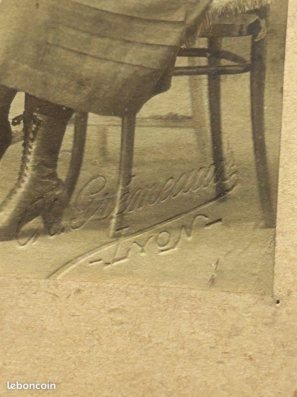 Ancienne photo d’un couple lyonnais (image 3)
