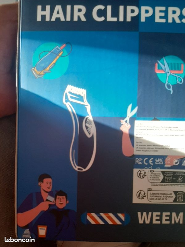 Tondeuse 3 en 1 électrique DE COIFFURE marque HAIR CLIPPERS NEUF (image 1)