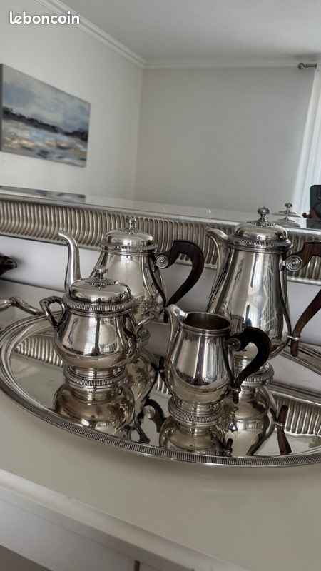 Théière de style Empire argent massif Lapparra | GSLR Antiques