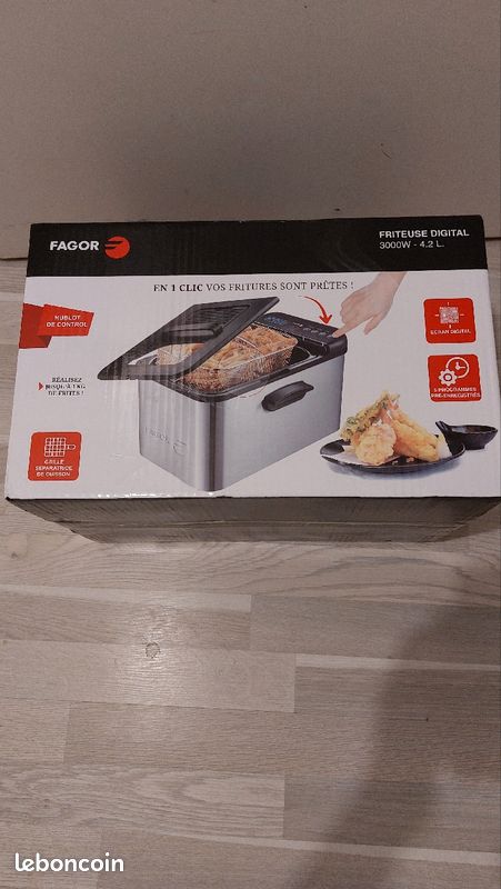 Friteuse digital 3000w_4.2 L marque FAGOR neuf (image 6)