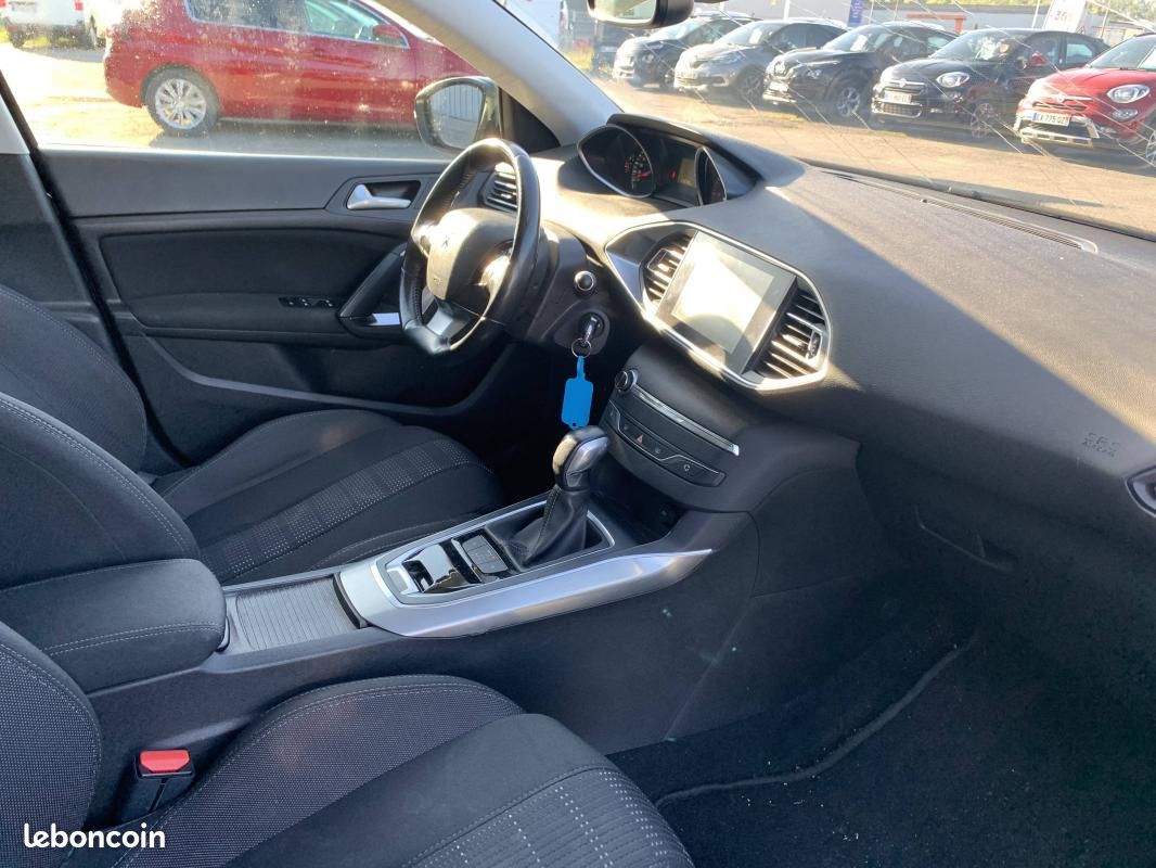 SOUTES Voiture Aileron Arrière pour Peugeot 308 SW Mk2 Facelift 2017-2022, ABS Becquets Arrière Spoiler Coffre Aileron de Toit ArrièRe Aile lèvre Auto Modification Accessoires