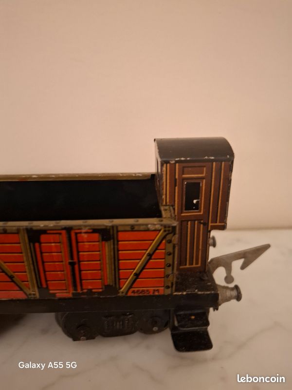 Ancien Wagon En Tôle Jouef (JEP), Train Miniature, Collection