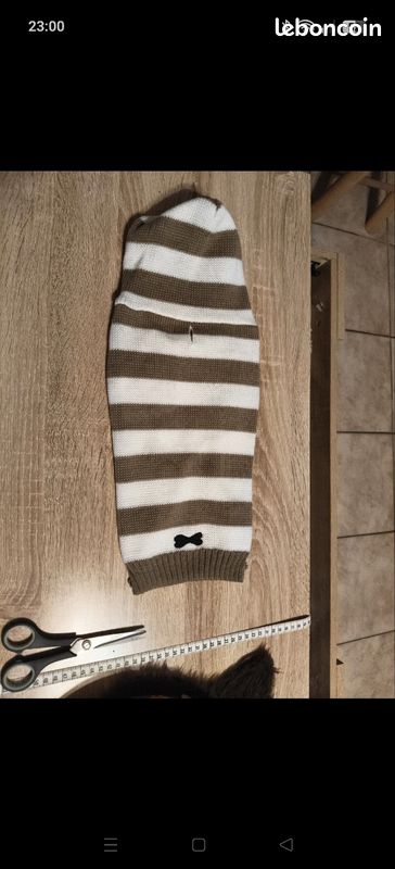 Pull laine petit chien (image 1)