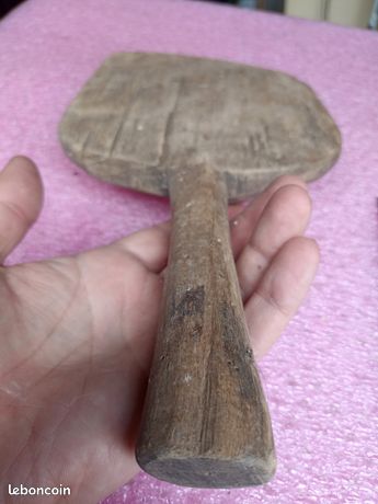 ANCIEN BATTOIR DE lavandière en bois EUR 15,00 - FR