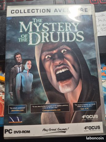 Jeu PC The Mystery Of The Druids - Version Française, Bon état, Boîtier Et Instructions Inclus