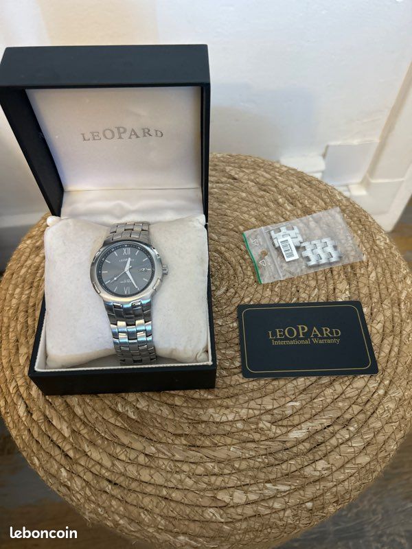 Montre Homme Leopard Acier Inoxydable - Modèle 1291G - Excellent état (image 2)