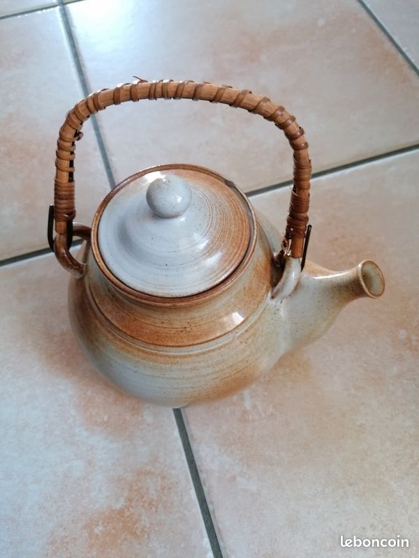 Théière céramique marron (image 1)