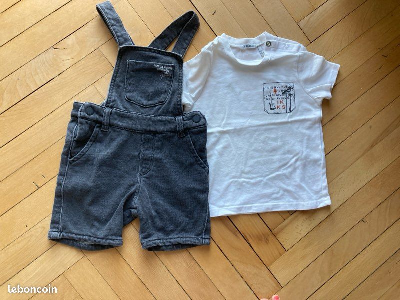 Ensemble salopette 2 ans ikks (image 1)