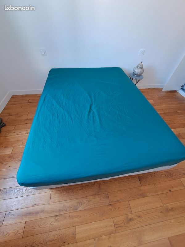 Matelas Merinos + sommier Merinos comme neuf 140x 200 (image 8)
