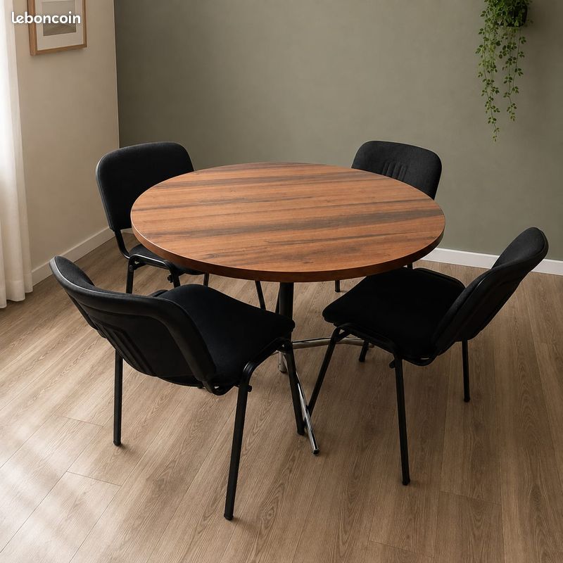 Vends 2 lots : Ensemble bureau/reunion et table ronde/réunion (image 2)