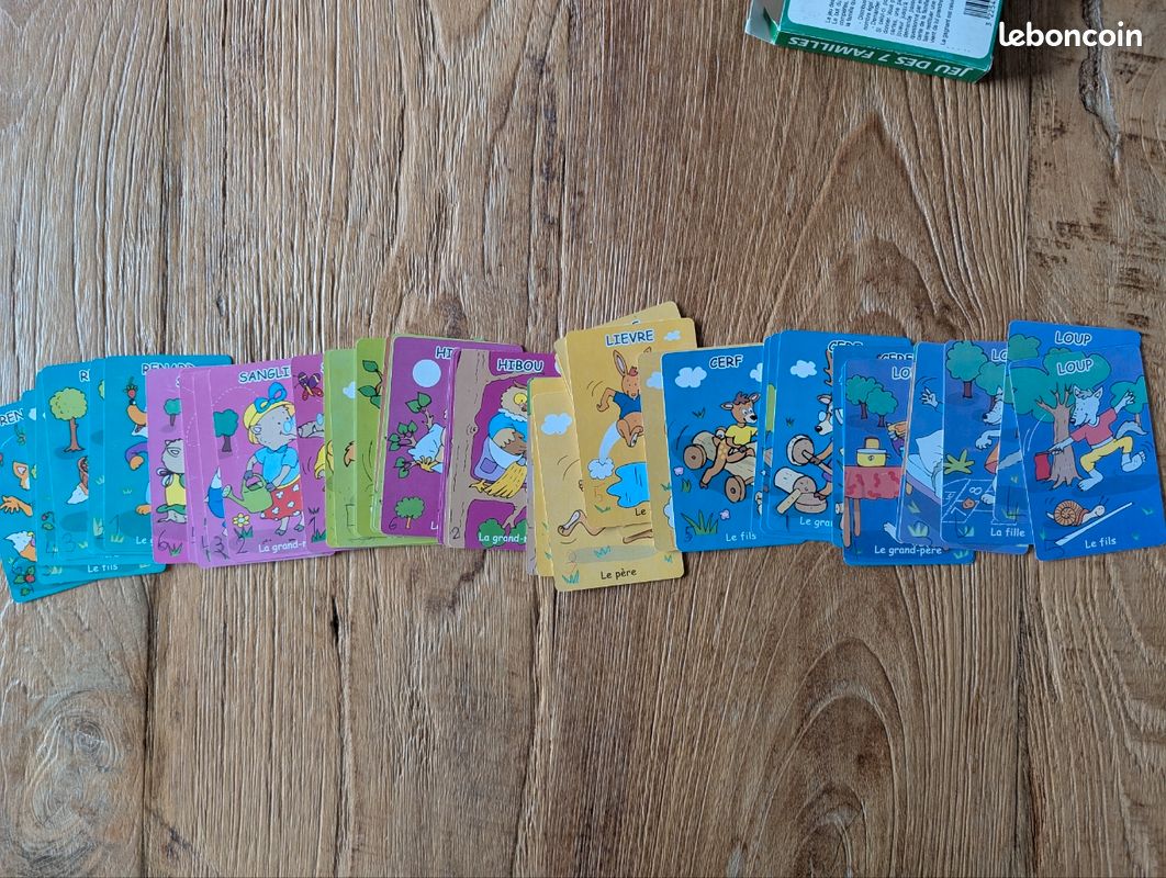 Jeu de sept familles animaux de la forêt (image 4)