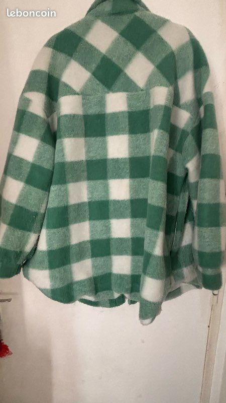 Veste duveteuse à carreaux (image 2)