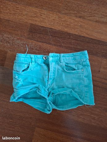Short en jean bleu Fille | Okaïdi & Obaïbi